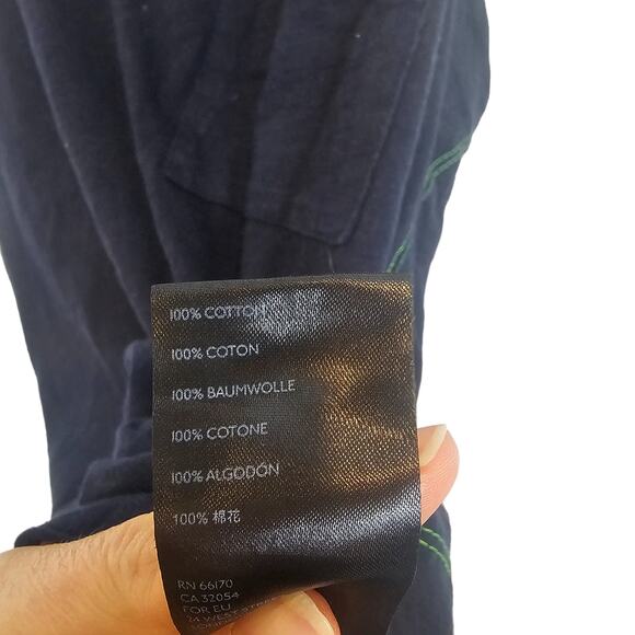 Anthropologie Tank Top Scoop Neck Tank Top Sleeveless Top Women M Navy Blue - Picture 5 of 7